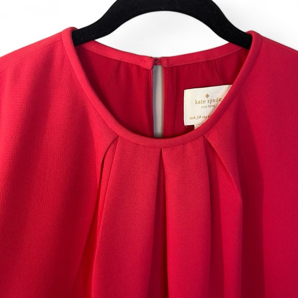 Kate Spade mini dress, ALADDIN, deep coral pink, size 6‎ - Picture 5 of 9